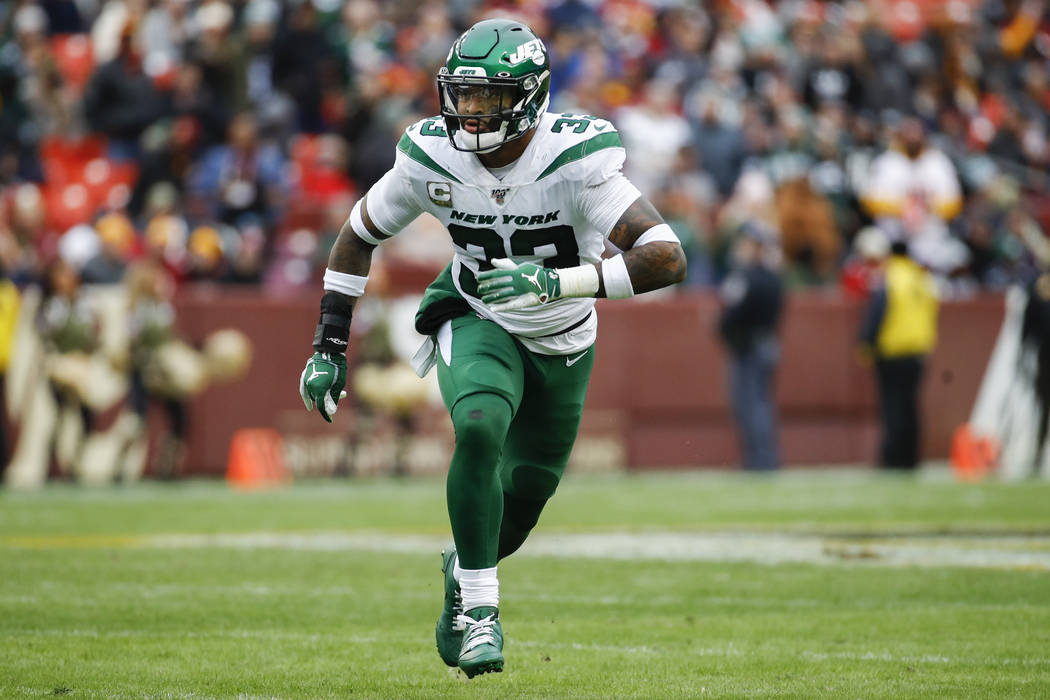 New York Jets strong safety Jamal Adams (33) during the second half of an NFL football game aga ...