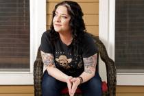 In this March 5, 2018, photo, Ashley McBryde poses in Nashville, Tenn. (AP Photo/Mark Humphrey)