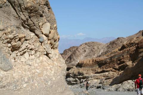 Mosaic Canyon in Death Valley National Park, Calif., is a great hiking choice for all ages and ...