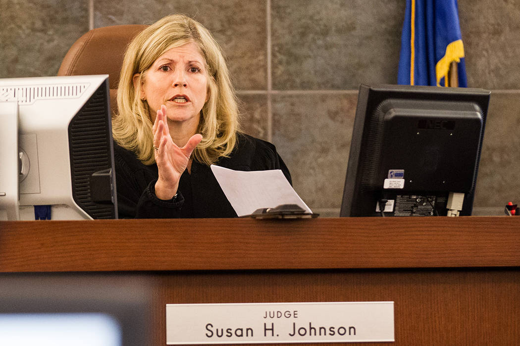 District Judge Susan Johnson (Chase Stevens/Las Vegas Review-Journal)