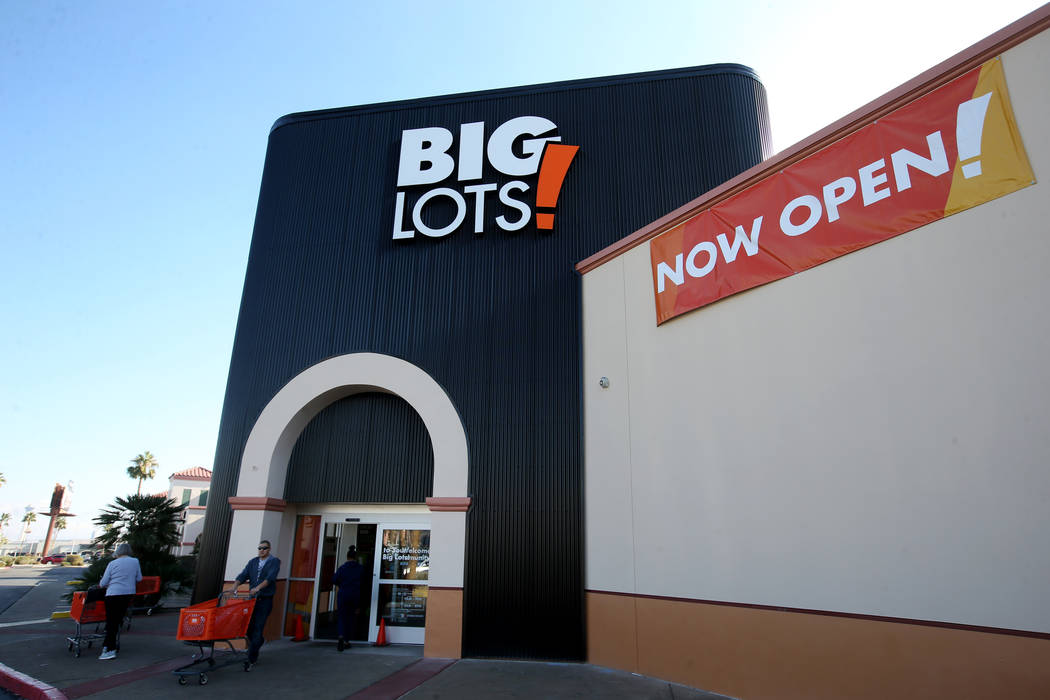 Big Lots is now open on the corner of Sahara Avenue and Decatur Boulevard in Las Vegas Friday, ...