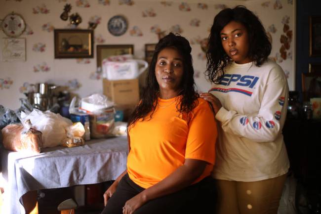 Connie Lewis and her daughter Jenné Lewis at their home in Las Vegas, Saturday, Nov. 23, 2019. ...