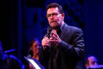 Clint Holmes during the Composers Showcase of Las Vegas at The Smith Center's Cabaret Jazz in L ...