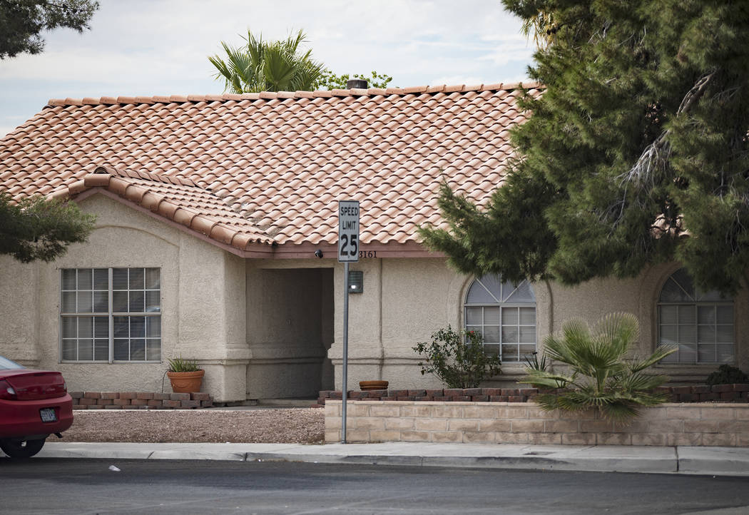 Joe Jaffer's former King Futt's PFM rental home in Las Vegas, Thursday, Nov. 14, 2019. (Rachel ...