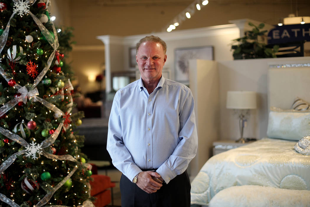Larry Alterwitz, Walker Furniture CEO, at the Walker Furniture store in Henderson, Tuesday, Nov ...