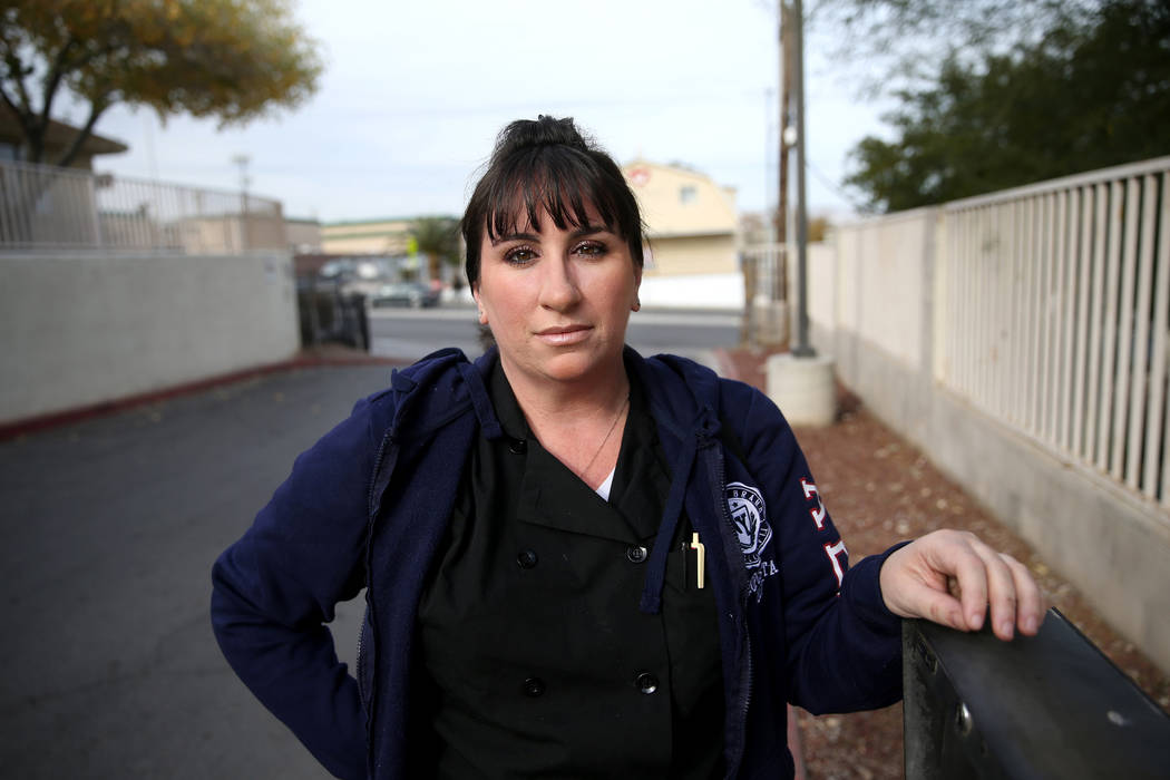 Heather McGonigle, 37, photographed in Las Vegas Friday, Dec. 20, 2019, was a victim of sex tra ...