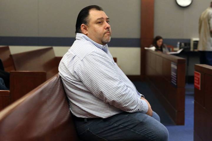 David Marks appears in court during his preliminary hearing at the Regional Justice Center on W ...