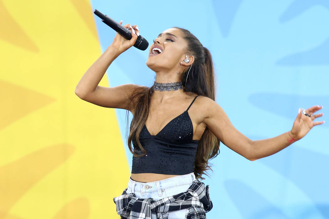 Singer Ariana Grande performs on ABC's "Good Morning America", as part of their 2016 ...