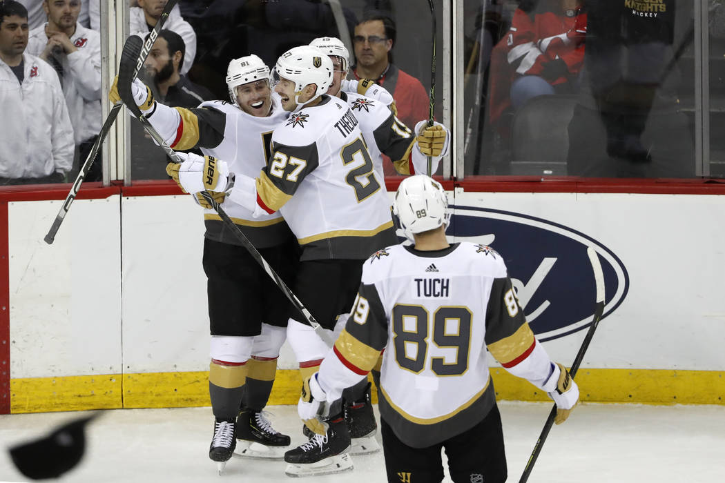 Jonathan Marchessault hailed by fans as he scores hat-trick in