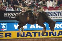 National Finals Rodeo at the Thomas & Mack Center in Las Vegas on Thursday, Dec. 13, 2018. Rich ...