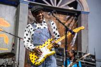 Buddy Guy performs at the New Orleans Jazz and Heritage Festival on Sunday, May 5, 2019, in New ...