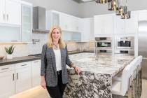 Pardee Homes Design Studio Director Diane Salas stands in the new 6,100 square-foot design stud ...
