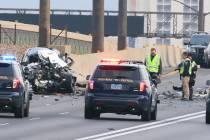 The Nevada Highway Patrol is investigating after a wrong-way driver was killed on northbound In ...