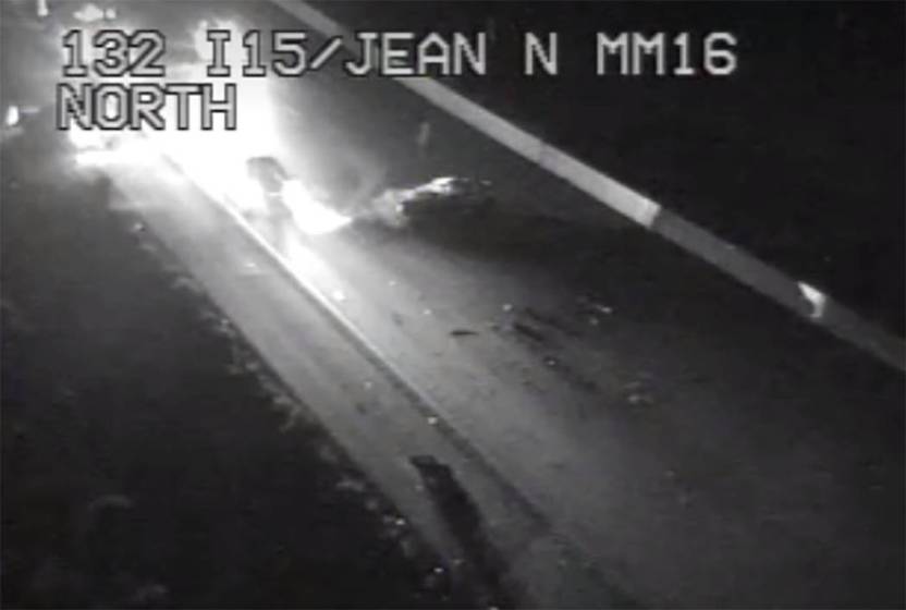 1 of 2 killed in ‘catastrophic’ wrongway crash near Las Vegas