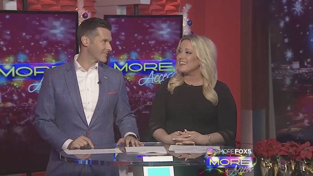 Sean McAllister and Rachel Smith are shown on McAllister's final appearance on KVVU Fox 5 on We ...