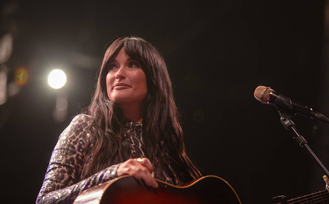 Kacey Musgraves smiles as the crowd cheers for her at Intersect Festival on Friday, Dec. 6, 201 ...