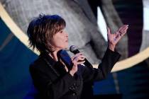 Deana Martin sings during her 2017  "Deana Sings Dino" concert at the South Point in Las Vegas ...