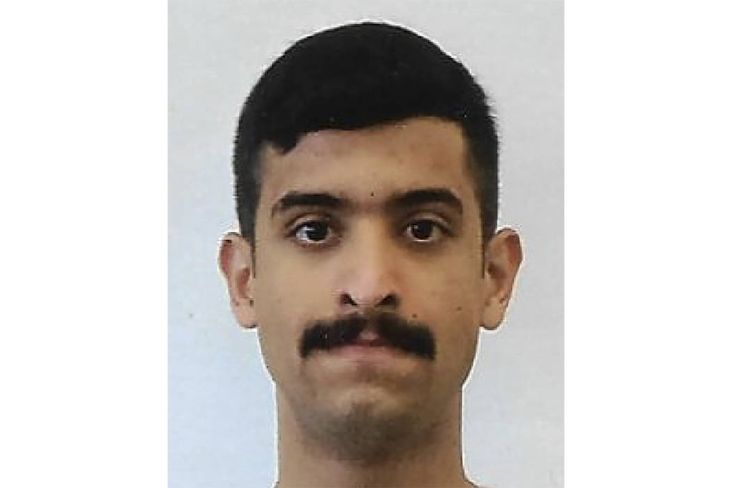 This undated photo provided by the FBI shows Mohammed Alshamrani. The Saudi student opened fire ...