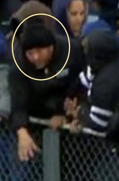 University Police Services in Reno are looking for the fan pictured above who they believe inte ...
