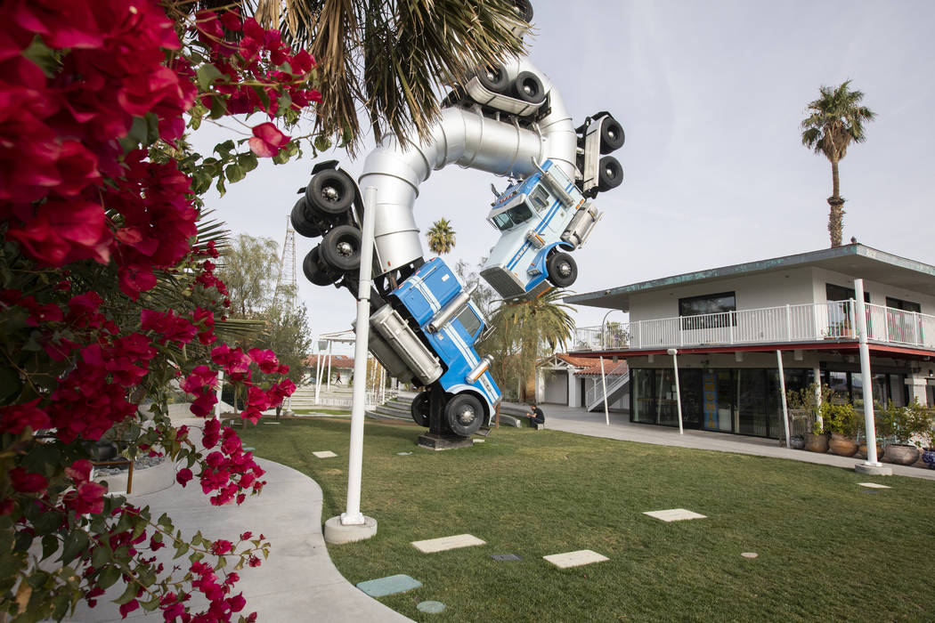 "The Voice of The Wind" by artist Clarice Tara is in the center of Fergusons Downtown ...