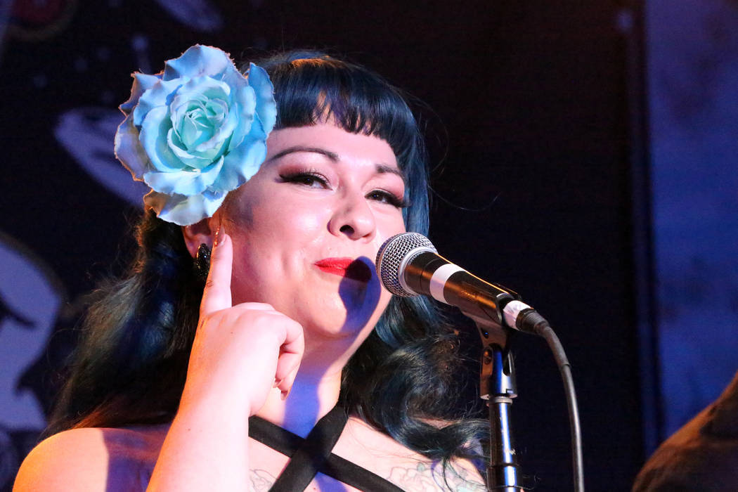 Las Vegas band Shanda and the Howlers, front by Shanda Cisneros, will be part of “Rockabilly ...