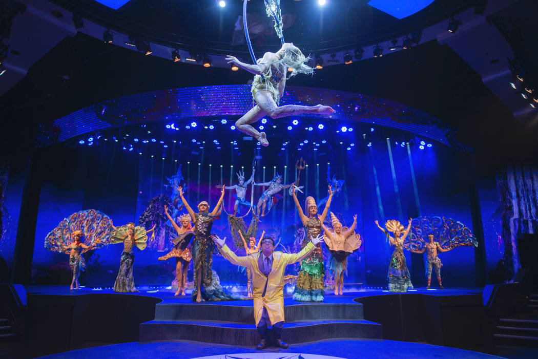 A scene from "Wow" is shown at the Rio. The show celebrated its 1,000th performance on Tuesday, ...