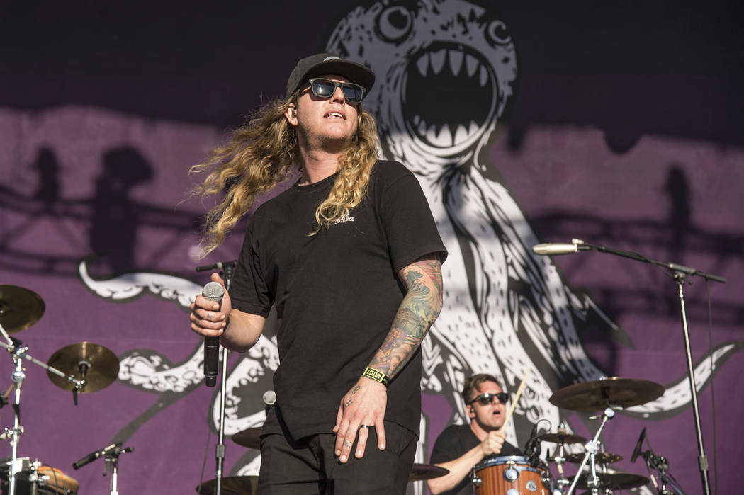 Dustin Bushnell of the Dirty Heads performs at BottleRock Napa Valley Music Festival at Napa Va ...