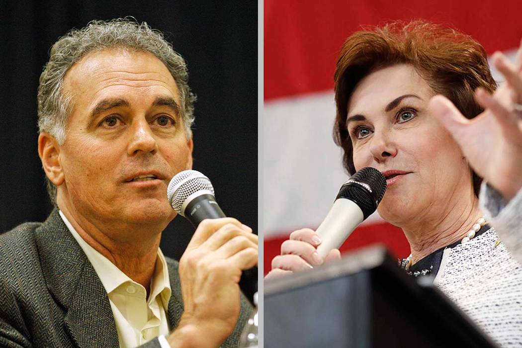 Danny Tarkanian and Jacky Rosen (Las Vegas Review-Journal)