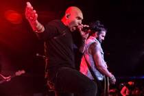Otherwise frontman Adrian Patrick performs on Friday, September 15, 2017, at the Hard Rock hote ...