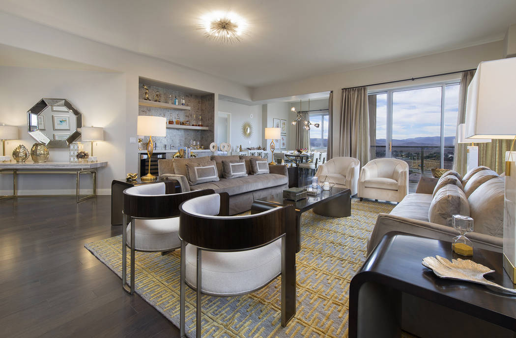 This penthouse, No. 1922, at One Las Vegas, is one of two of the highest-priced condominiums, r ...