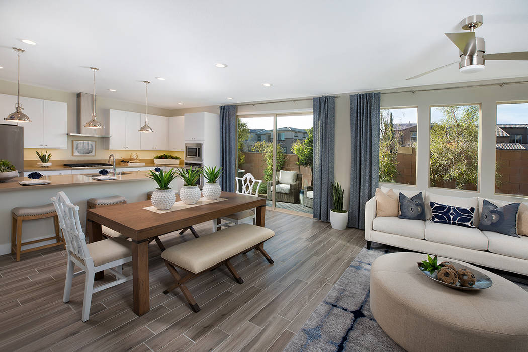 Summerlin offers several home options. Affinity by William Lyon Homes is a town home and condo ...