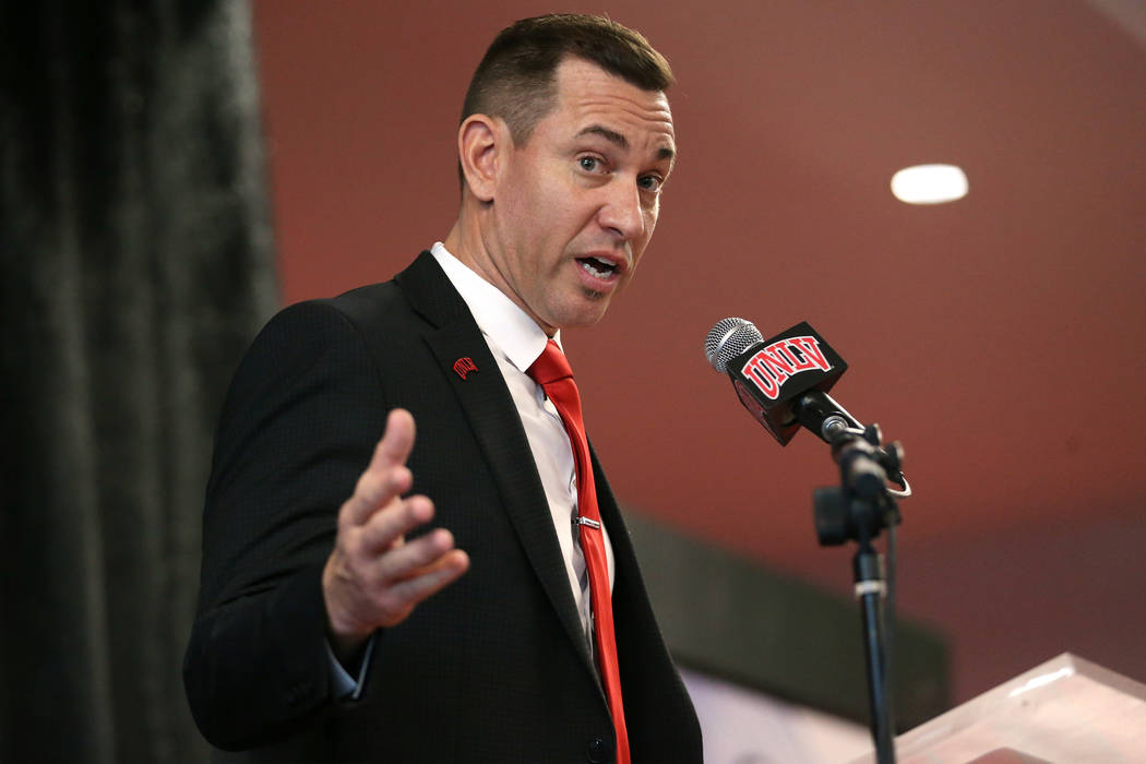 Marcus Arroyo formally introduced as UNLV football coach — VIDEO Las