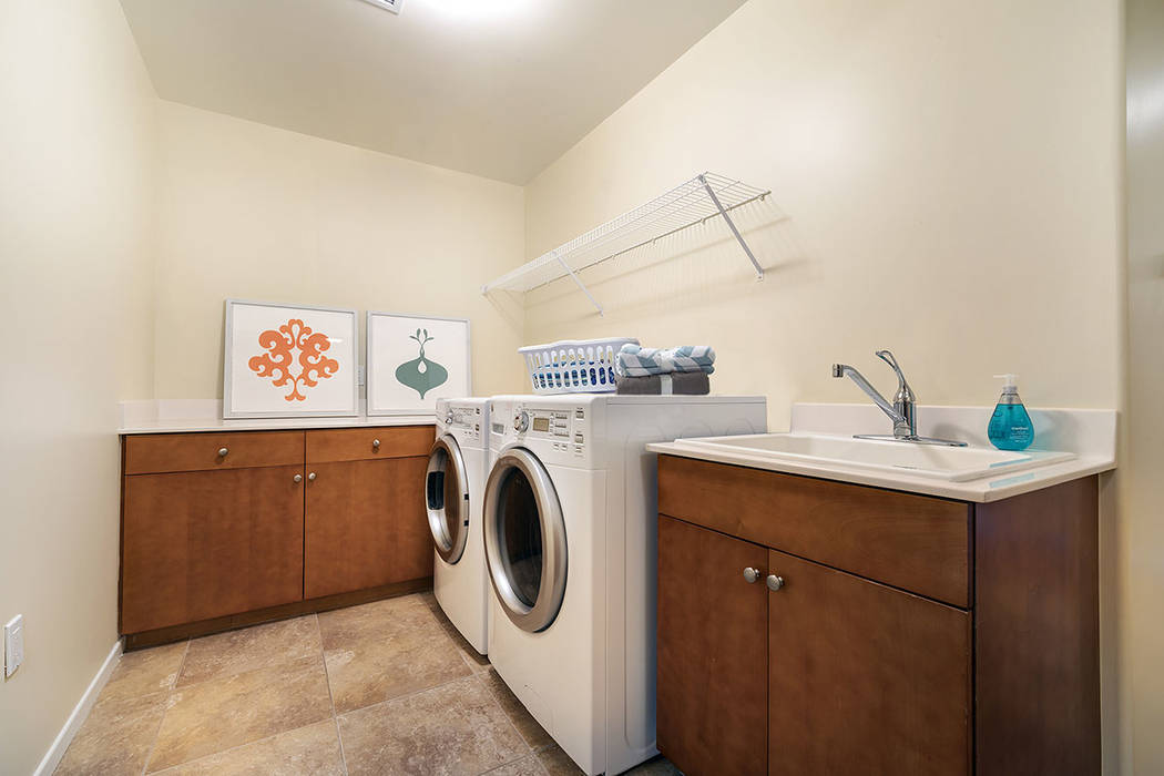 The laundry room. (One Las Vegas)