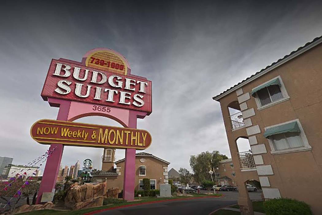 Budget Suites of America on West Tropicana. (Google Street View) Las