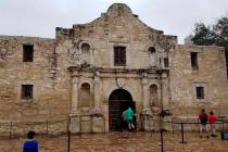 This Nov. 30, 2019 photo shows the church on the grounds of The Alamo in San Antonio, Texas. Th ...