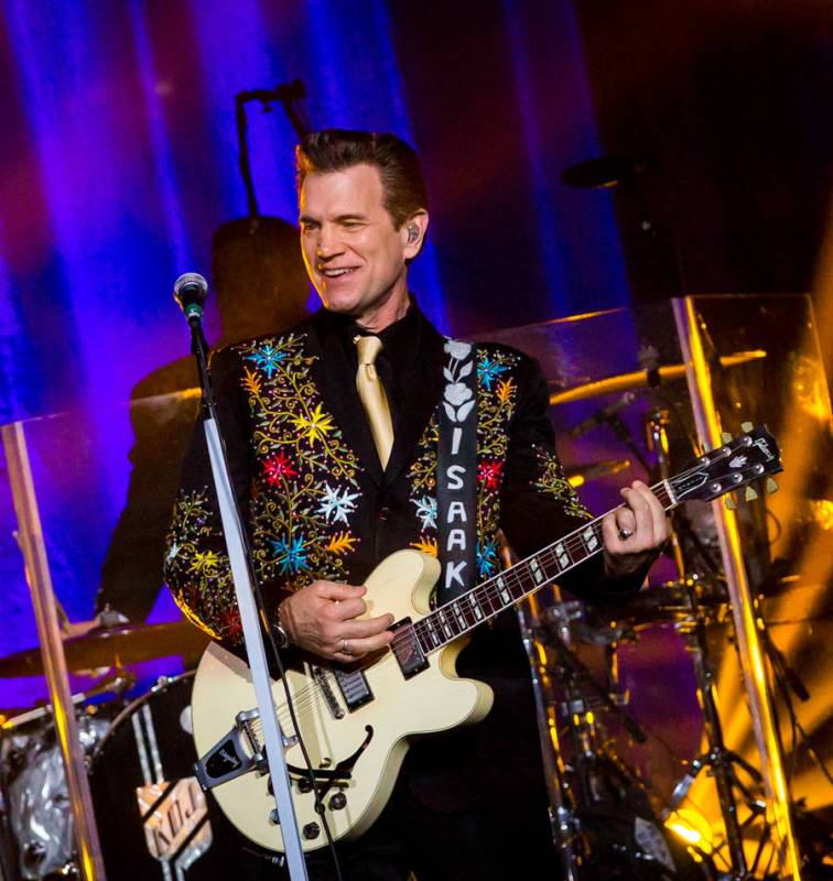 Chris Isaak headlines at The Joint on Saturday, July 30, 2016, in the Hard Rock Hotel. (Erik Kabik)