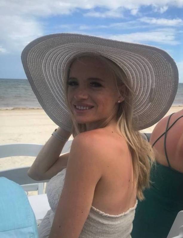 Rhonita Miller at the beach in Cancun, Mexico. Miller was one of nine people killed in an ambus ...