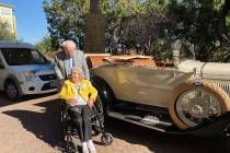 To celebrate their 80th year together, 106-year-old John Henderson picked up 105-year-old Charl ...