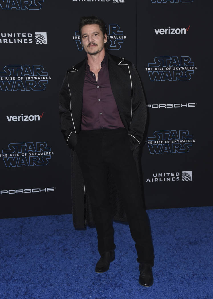 Pedro Pascal arrives at the world premiere of "Star Wars: The Rise of Skywalker" on M ...
