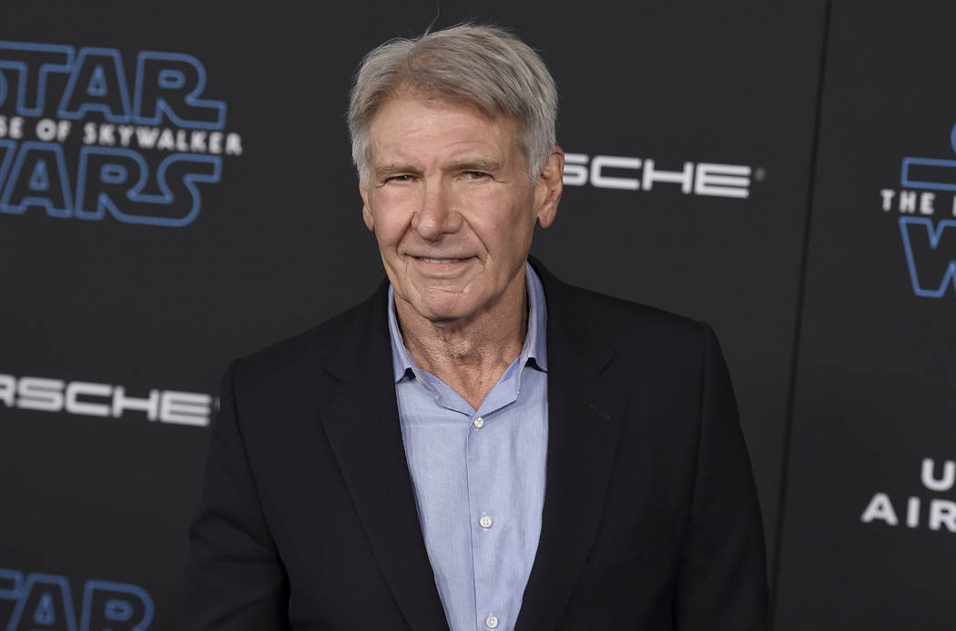Harrison Ford arrives at the world premiere of "Star Wars: The Rise of Skywalker" on ...