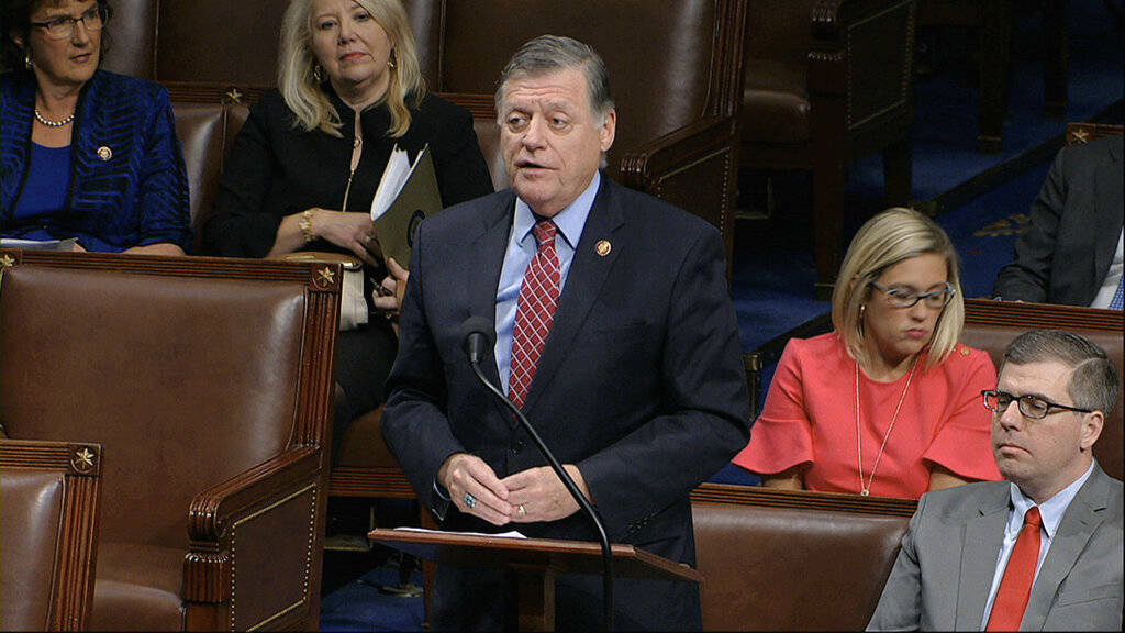 House Rules Committee ranking member Rep. Tom Cole, R-Okla., speaks as the House of Representat ...