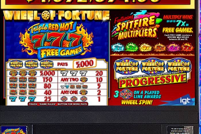 Wild Red Sevens Slot Machine