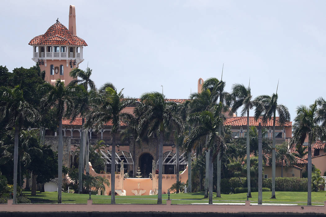 FILE - President Donald Trump's Mar-a-Lago estate is shown in a Wednesday, July 10, 2019 file p ...