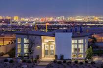 Sandalwood by Pardee Homes in the Summerlin village of Stonebridge sits on elevated topography ...