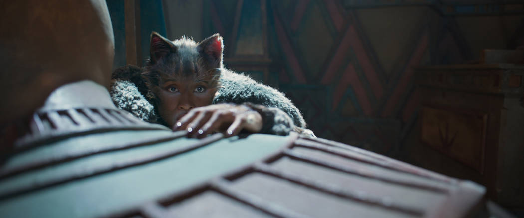 Jennifer Hudson as Grizabella in "Cats," co-written and directed by Tom Hooper. (Univ ...