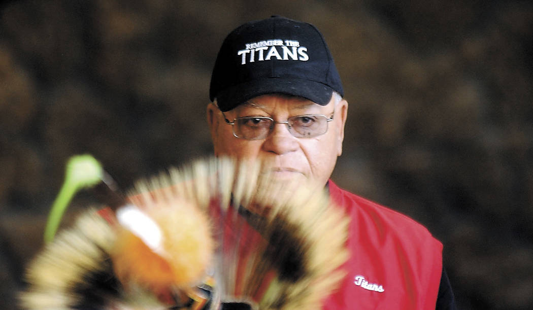 This Feb. 22, 2005, file photo shows Herman Boone, the coach featured in the movie "Remember th ...