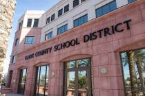 Clark County School District administration building (Las Vegas Review-Journal)