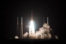 A United Launch Alliance Atlas V rocket with Boeing's CST-100 Starliner spacecraft launches fro ...