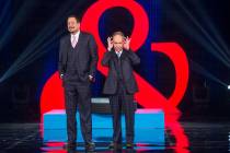 Penn Jillette, left, and Teller star in "Penn & Teller: Fool Us" on The CW Network. (Jacob Kep ...