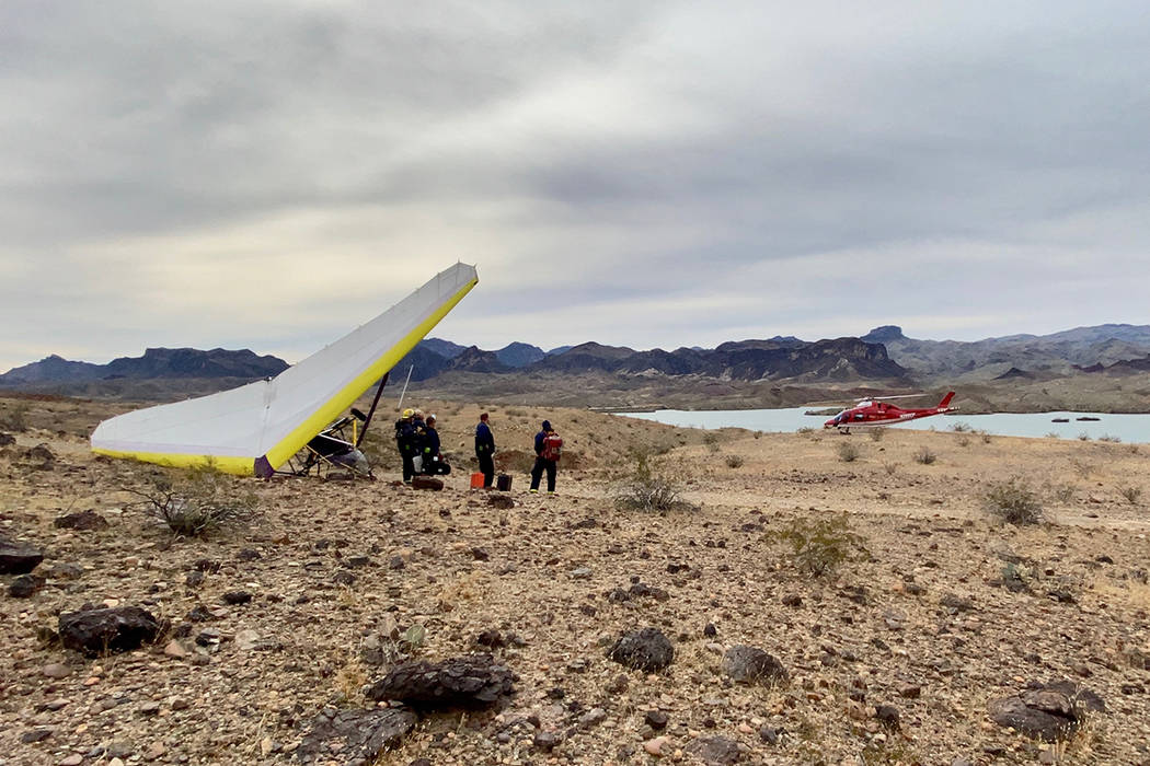A man was injured and his female passenger was unharmed after a crash of an ultralight-style ai ...